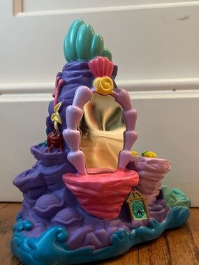 Vintage Disney Purple & Teal Mermaid Playset Vanity for Kids